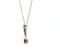 Ruby & Diamond Drop Necklace in 9k Gold - image 3