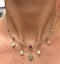 Edwardian 9ct Gold Suffragette Emerald, Amethyst & Pearl Festoon Necklace - Spectrum Antiques - image 2
