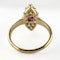 Diamond & Burma Ruby Marquise Ring - Saddingtons Jewellery Stand 375 - image 3