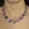 Late Victorian Amethyst Gold Necklace - Saddingtons Jewellery Stand 375 - image 1