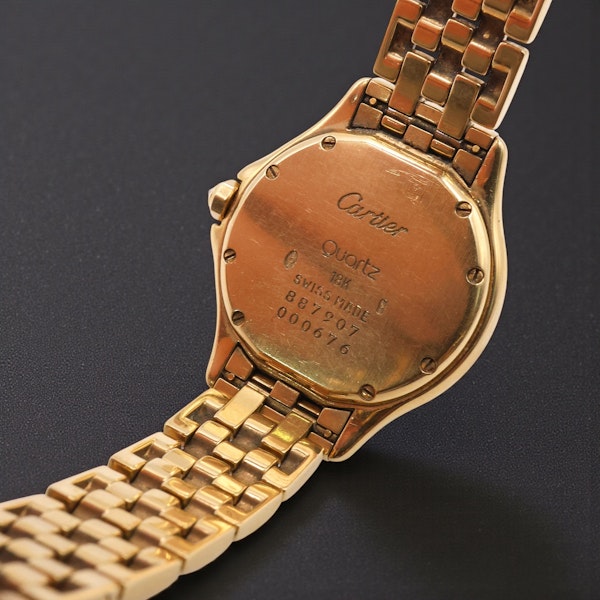 Beautiful Cartier Cougar Full Set Diamond watch at Deco&Vintage Ltd - image 6