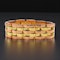 Lovely French 18ct Two-tone Gold Bracelet at Deco&Vintage Ltd - image 3