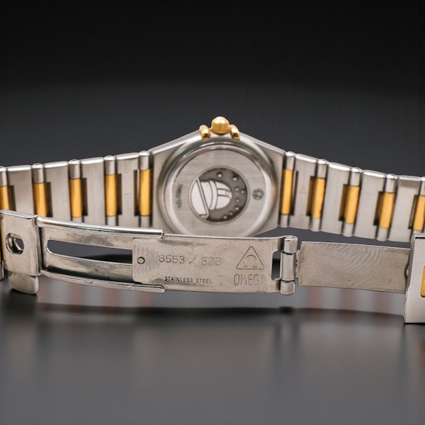 Lovely Omega Constellation Diamond And Gem-Set Wristwatch at Deco&Vintage Ltd - image 5