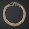 Vintage Three Row Cultured Pearl and Diamond Necklace at Deco&Vintage Ltd - image 3