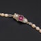 Lovely Antique Natural Pearl With Burmese Ruby Diamond Clasp at Deco&Vintage Ltd - image 3