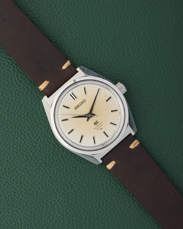 Seiko Grand Seiko Ref. 4520-8000 Hi-Beat Sunburst Patina Dial 1970 - image 2