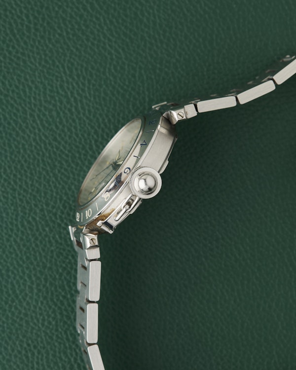 Cartier Pasha C GMT Ref. 2377 Steel Bracelet Automatic Red Box - image 4
