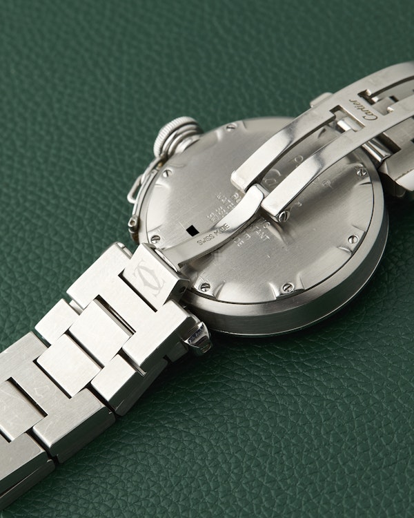 Cartier Pasha C GMT Ref. 2377 Steel Bracelet Automatic Red Box - image 10