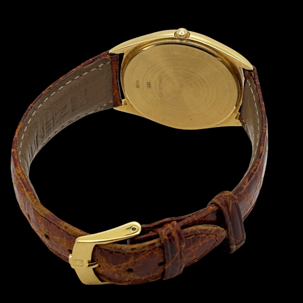 ZENITH 18KT YELLOW GOLD ANNUAL CALENDAR ORIGINAL STRAP AND BUCKLE - image 5