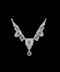 Art deco sapphire and diamond necklace sku 8829 DBGEMS - image 1