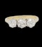 Charming old mine cut diamond trilogy ring sku 8814 DBGEMS - image 1