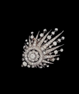 Antique diamond Comet starburst sku 8815 DBGEMS