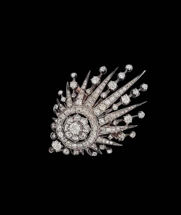 Antique diamond Comet starburst sku 8815 DBGEMS - image 1