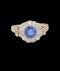 Antique sapphire and diamond engagement ring sku 8831 DBGEMS - image 1