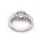 1.01ct D SI1 Cushion Diamond Platinum Ring - image 7