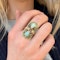 Plique-A-Jour Enamel and Opal Dragonfly Ring - Charlotte Sayers - image 2