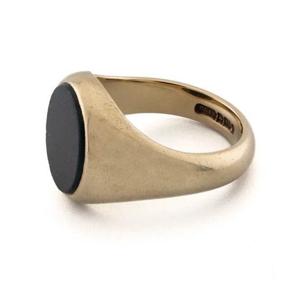 9ct Bloodstone Signet Ring- Spectrum Antiques - image 4