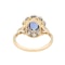 Sri Lankan Sapphire and Diamond Cluster Ring - Charlotte Sayers - image 4