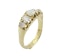18ct Yellow Gold Opal & Diamond 5-Stone Ring - image 3