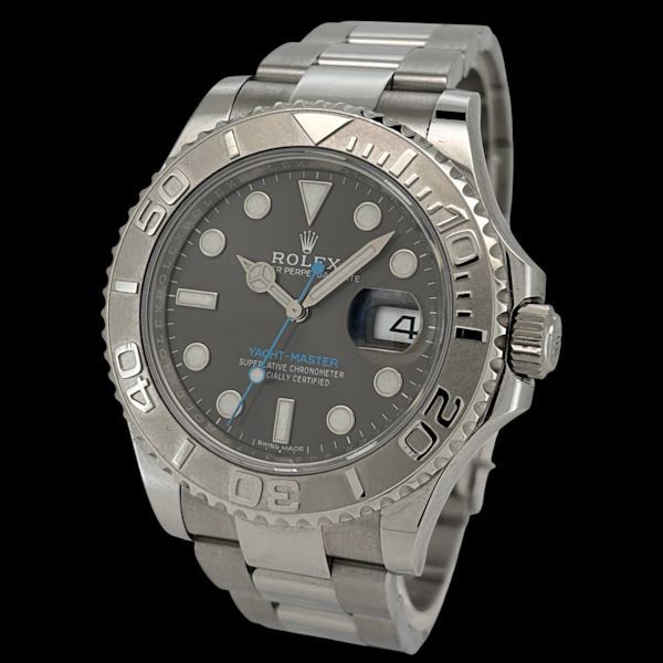 ROLEX YACHT-MASTER DARK RHODIUM UK PAPERS FULL SET 2019 - 116622-0003 - image 1