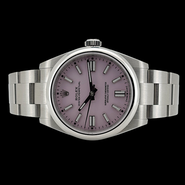 ROLEX OYSTER PERPETUAL 41 FULL SET 2025 PINK CANDY 134300-0013 - image 4