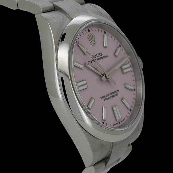 ROLEX OYSTER PERPETUAL 41 FULL SET 2025 PINK CANDY 134300-0013 - image 3