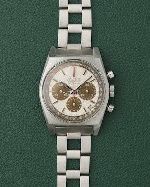 Zenith A384 Vintage Tropical Caramel Brown Gay Freres Ladder Bracelet