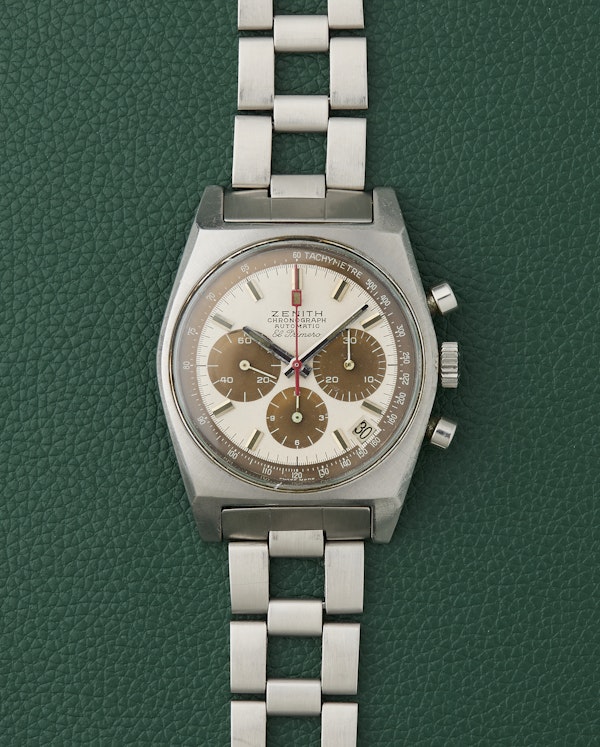 Zenith A384 Vintage Tropical Caramel Brown Gay Freres Ladder Bracelet - image 1