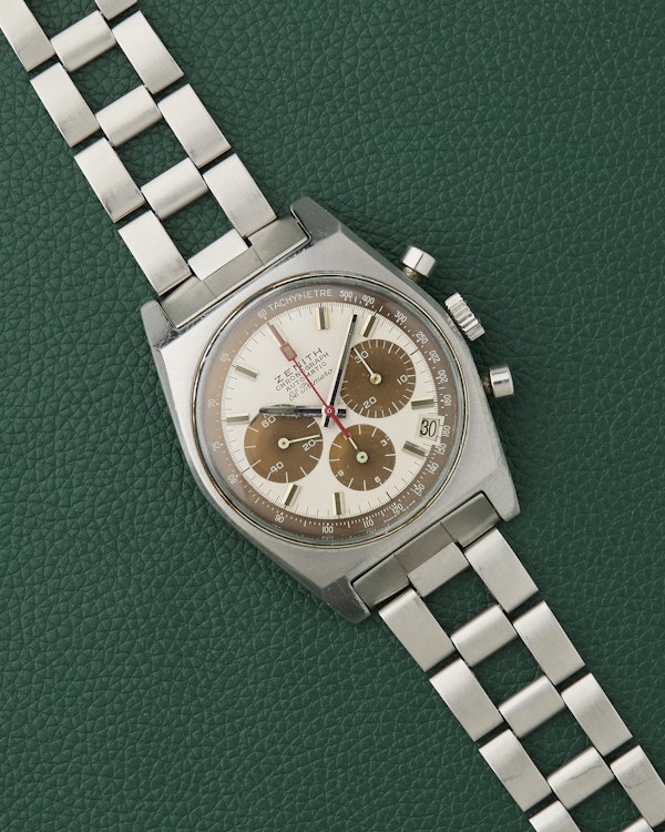 Zenith A384 Vintage Tropical Caramel Brown Gay Freres Ladder Bracelet - image 2