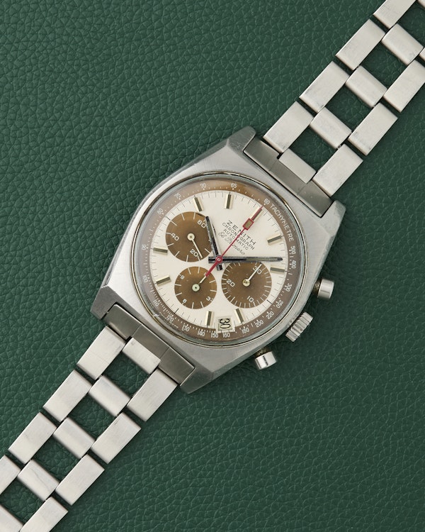 Zenith A384 Vintage Tropical Caramel Brown Gay Freres Ladder Bracelet - image 3