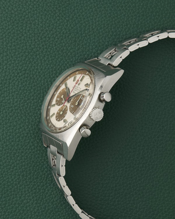 Zenith A384 Vintage Tropical Caramel Brown Gay Freres Ladder Bracelet - image 4