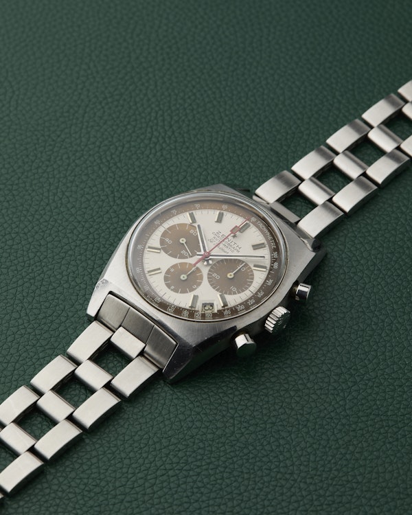 Zenith A384 Vintage Tropical Caramel Brown Gay Freres Ladder Bracelet - image 8