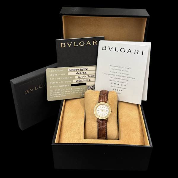 BVLGARI BVLGARI 18kt YELLOW GOLD WITH GOLD DEPLOYANT BB 26 GL FULL SET 2020 - image 6