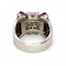 Late Art Deco Ruby, Diamond and Platinum Ring, Circa 1940 - image 6