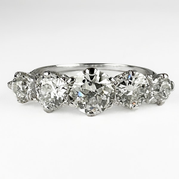 5 Stone Diamond Ring - Saddingtons Jewellery Stand 375 - image 1