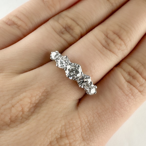 5 Stone Diamond Ring - Saddingtons Jewellery Stand 375 - image 2