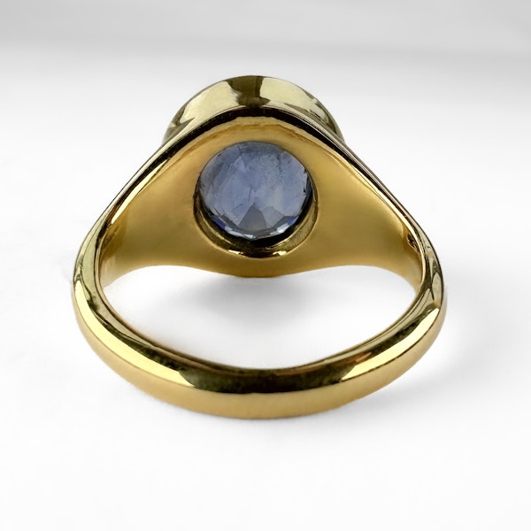 Sapphire Signet Ring - Saddingtons Jewellery Stand 375 - image 3