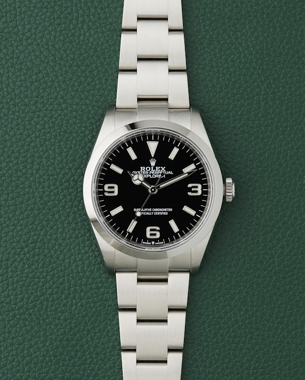 Rolex Explorer 36mm 124270 Full Set Box Papers 2021 - image 1