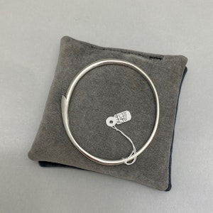 Georg Jensen Silver Bangle date 1980s-early 1990s, SHAPIRO & Co since1979