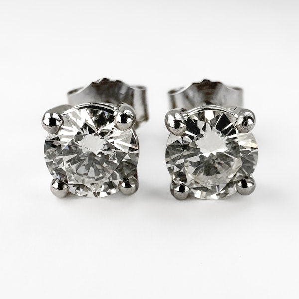 Diamond Stud Earrings - Saddingtons Jewellery Stand 375 - image 2