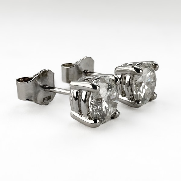 Diamond Stud Earrings - Saddingtons Jewellery Stand 375 - image 3