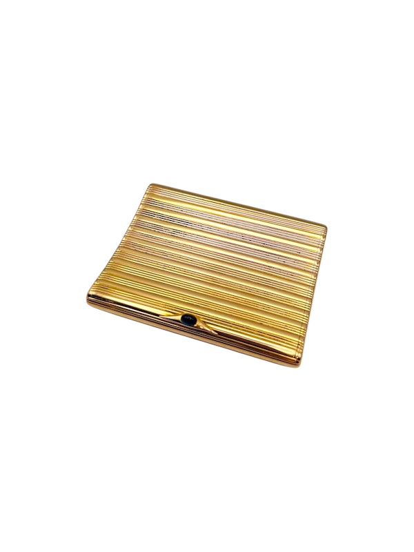 Russian gold cigarette case, St Petersburg c.1910 by Yakov Rosen - image 2