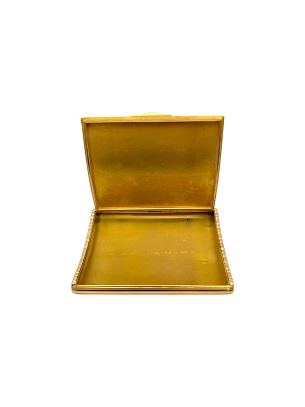 Russian gold cigarette case, St Petersburg c.1910 by Yakov Rosen - image 4