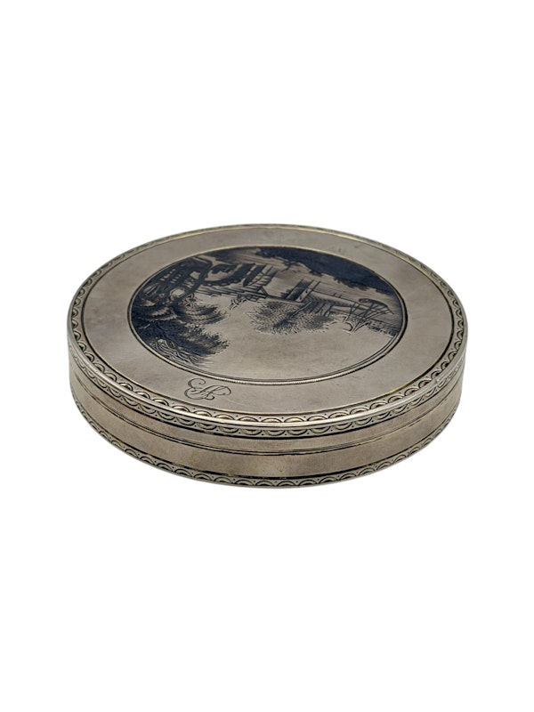 18th century Russian silver and niello snuff box, Velikiy Ustug, 1788. - image 4