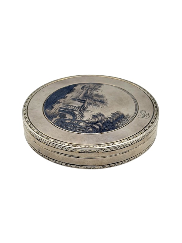 18th century Russian silver and niello snuff box, Velikiy Ustug, 1788. - image 3