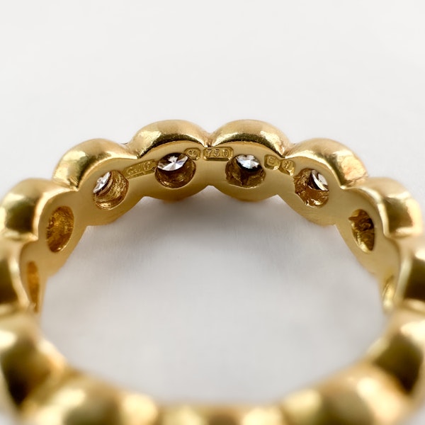 Diamond Rub Over Full Eternity Ring - Saddingtons Jewellery Stand 375 - image 3