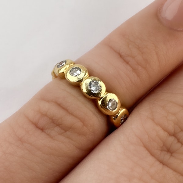 Diamond Rub Over Full Eternity Ring - Saddingtons Jewellery Stand 375 - image 2