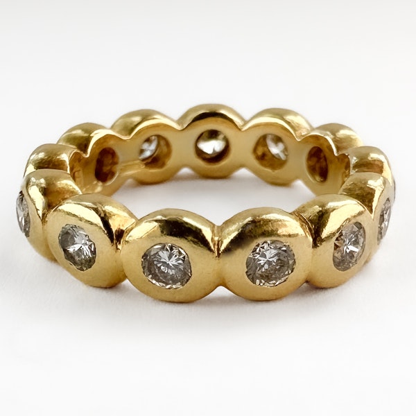 Diamond Rub Over Full Eternity Ring - Saddingtons Jewellery Stand 375 - image 1