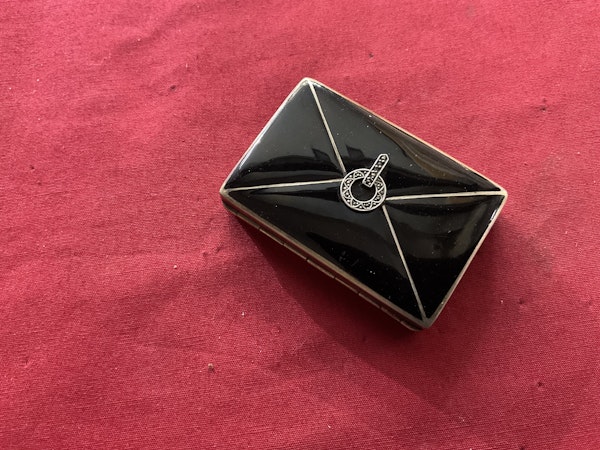 Silver & Enamel unusual Box - image 3