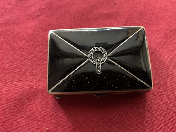 Silver & Enamel unusual Box - image 2
